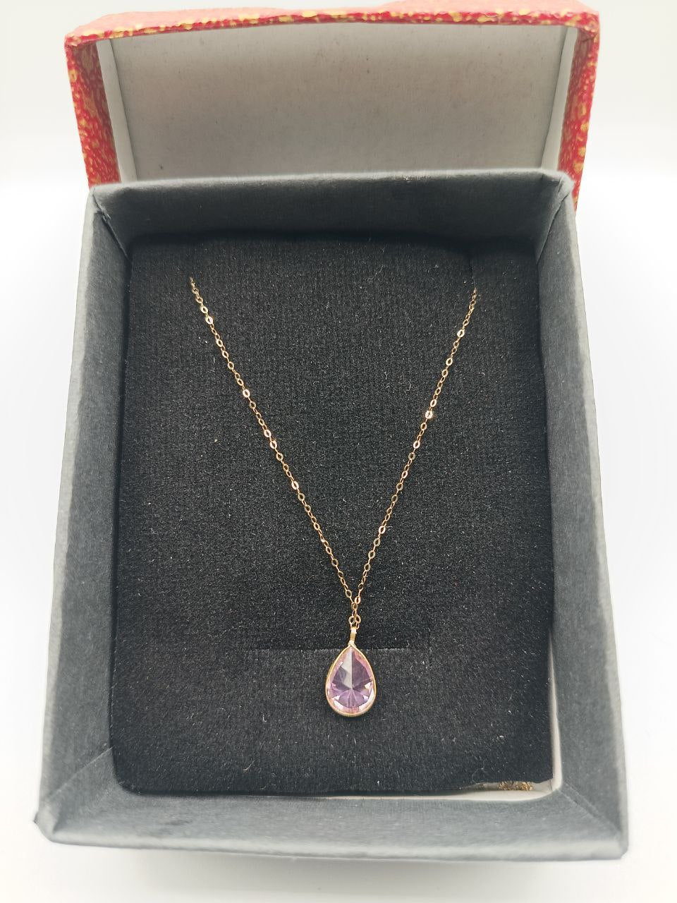 Chaine "Damaa" fine 18k قلادة الدمعة الرقيقة ذهب إيطالي أصلي