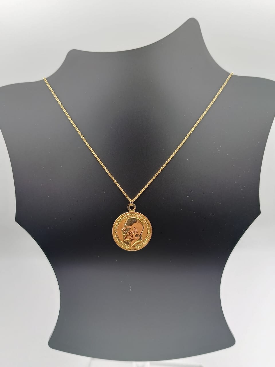 (سلسلة لويزة كريفشة ذهب خالص إيطالي أصلي (حر Chaîne louiza grand motif 18k