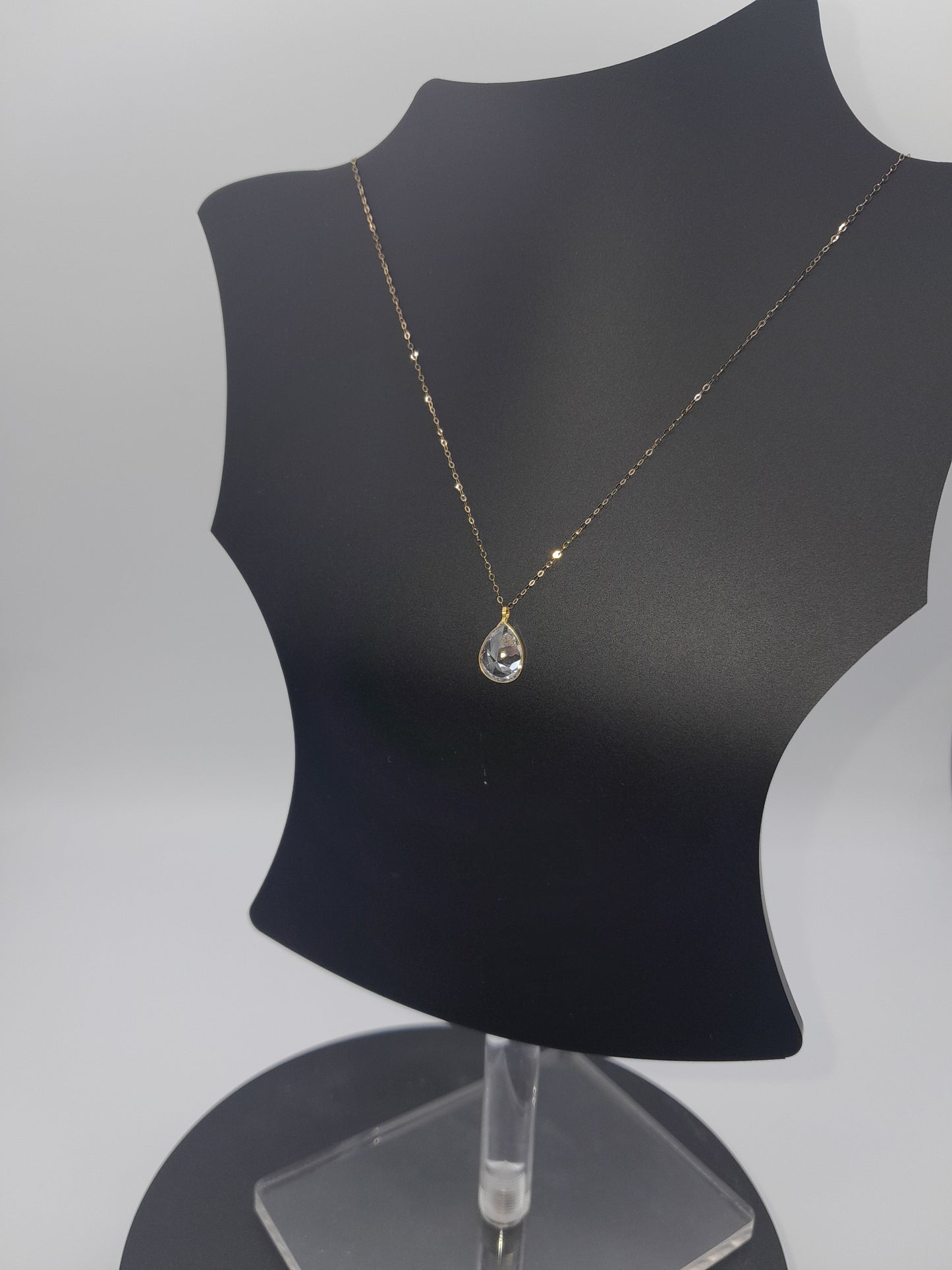 Chaine "Damaa" fine 18k قلادة الدمعة الرقيقة ذهب إيطالي أصلي
