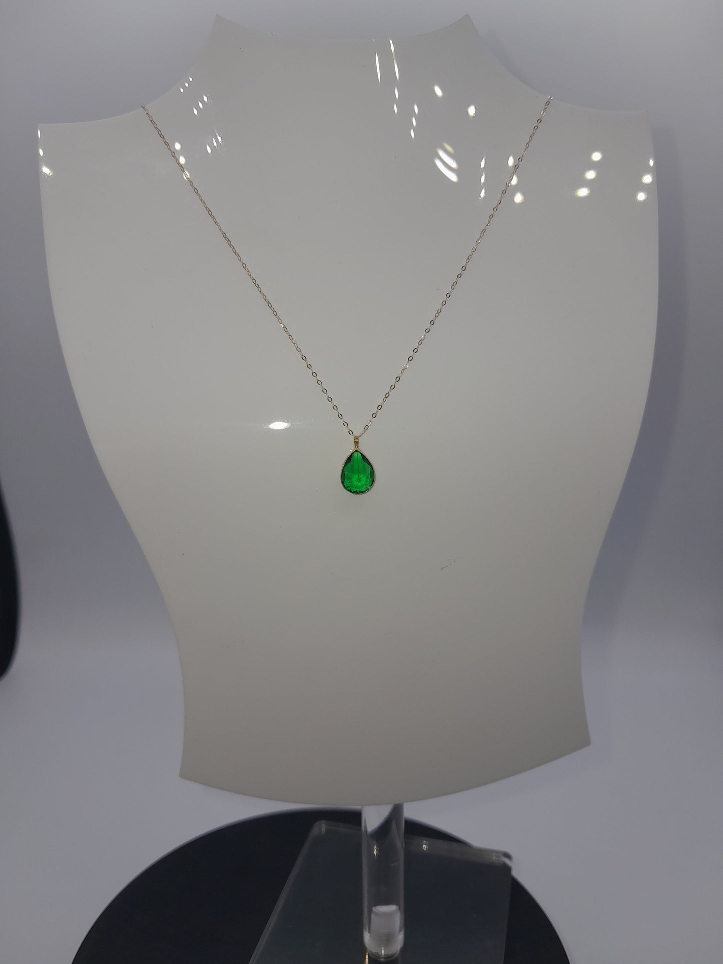 Chaine "Damaa" fine 18k قلادة الدمعة الرقيقة ذهب إيطالي أصلي