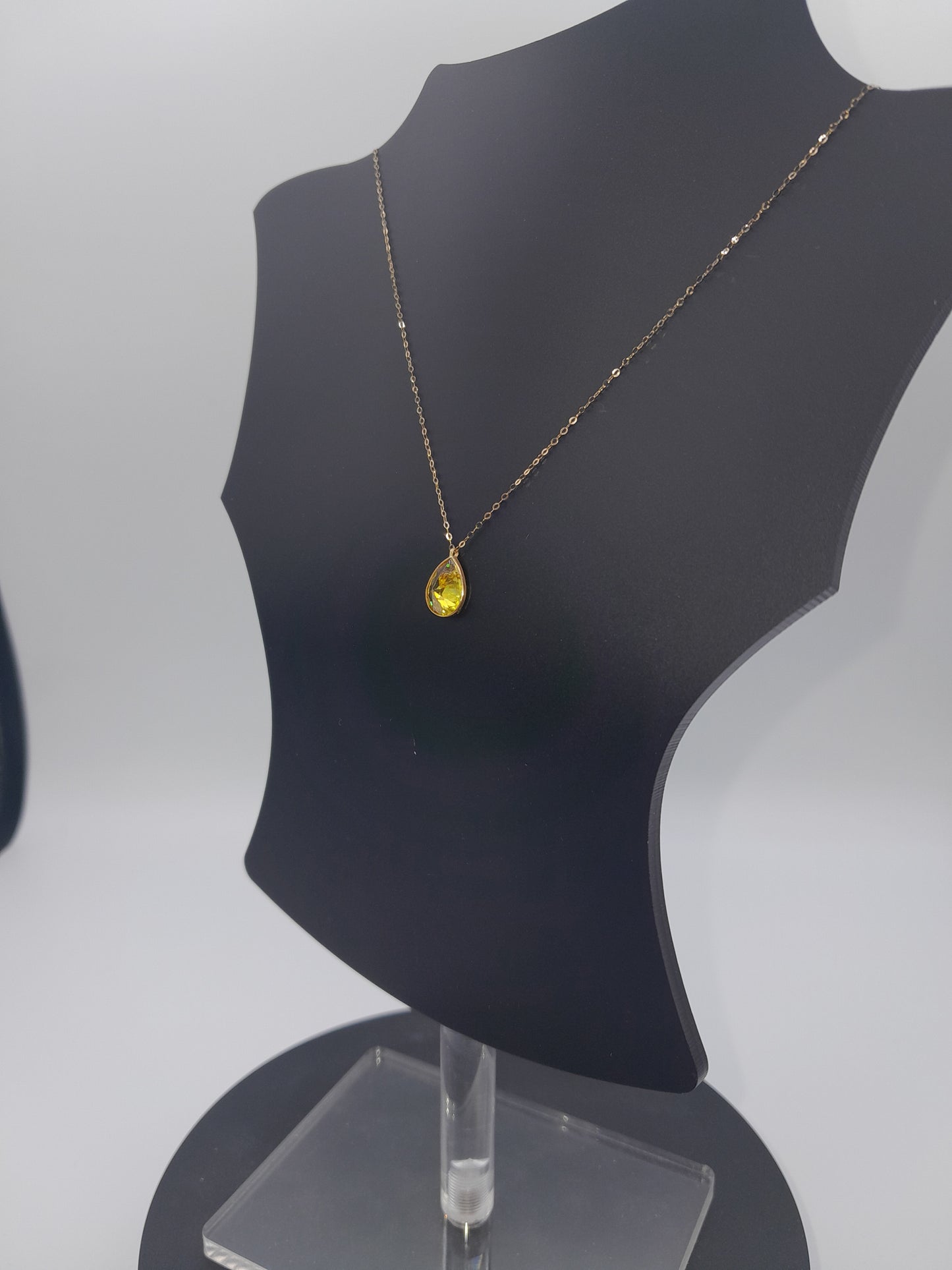 Chaine "Damaa" fine 18k قلادة الدمعة الرقيقة ذهب إيطالي أصلي