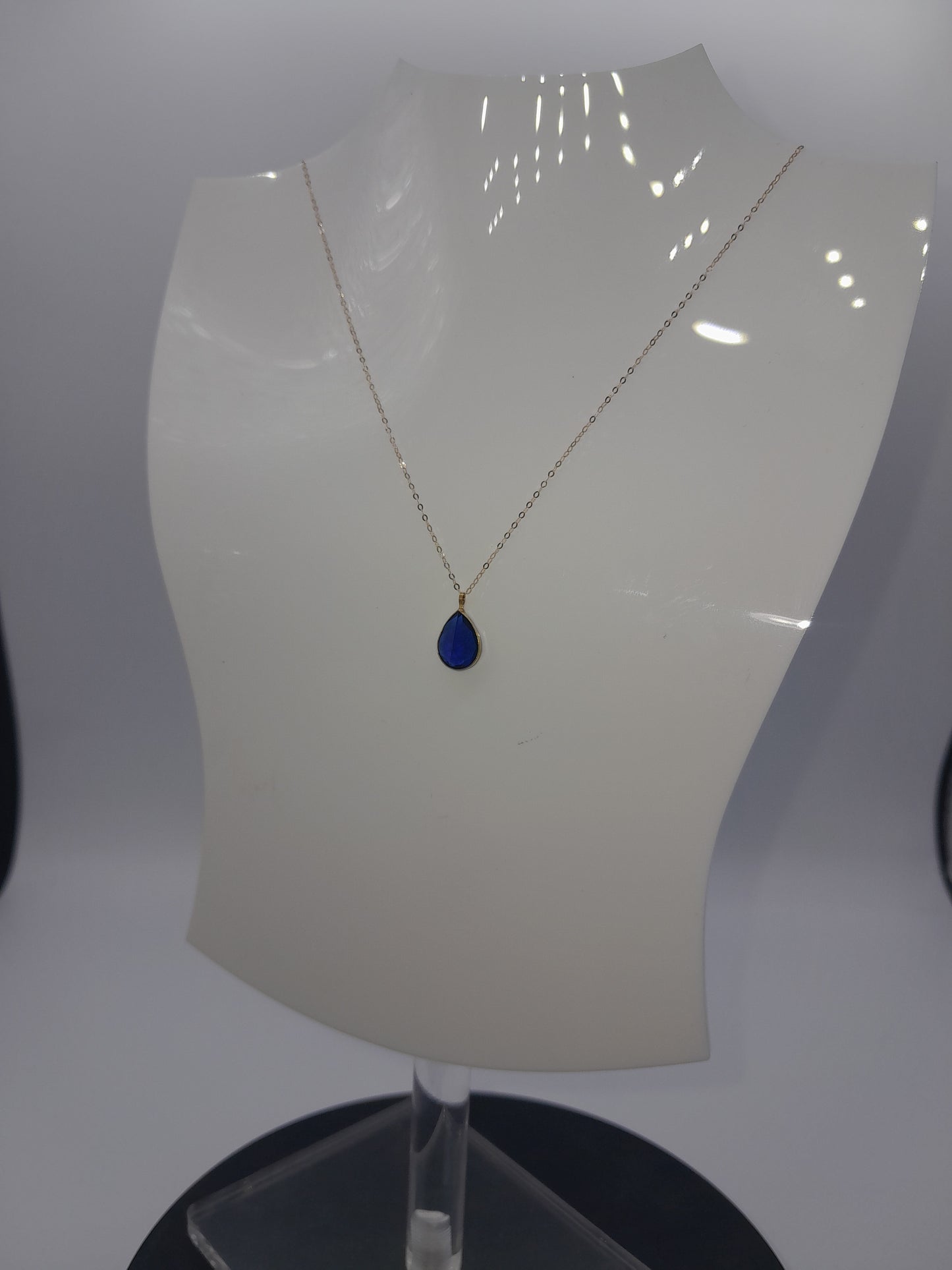 Chaine "Damaa" fine 18k قلادة الدمعة الرقيقة ذهب إيطالي أصلي