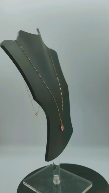 Chaine "Damaa" fine 18k  قلادة الدمعة الرقيقة ذهب إيطالي أصلي