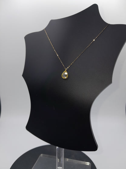 Chaine "Damaa" fine 18k  قلادة الدمعة الرقيقة ذهب إيطالي أصلي