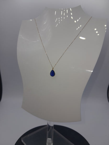 Chaine "Damaa" fine 18k  قلادة الدمعة الرقيقة ذهب إيطالي أصلي